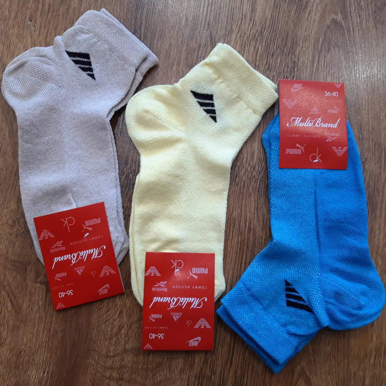 ЖІНОЧІ ЛІТНІ ШКАРПЕТКИ, СІТКА "MULTI BREND" 36-40