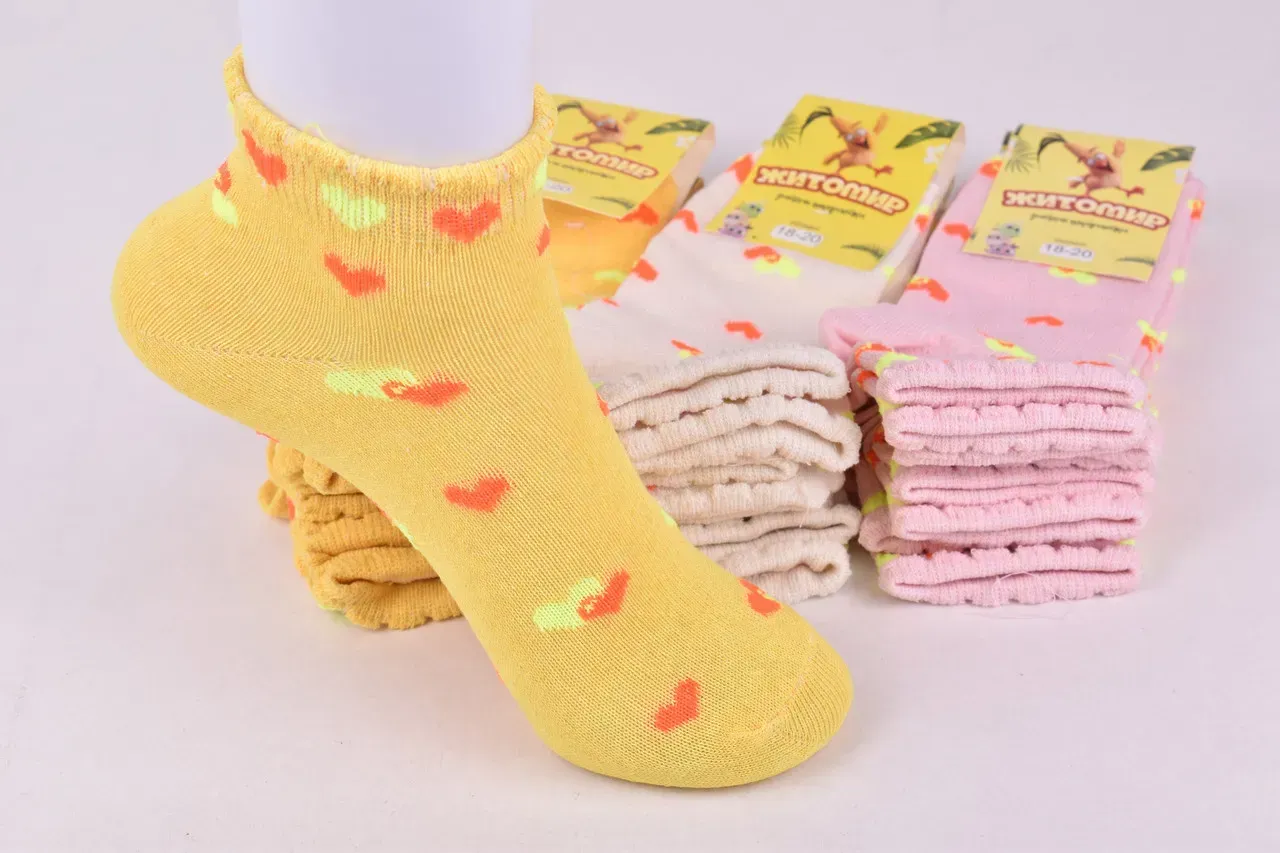 Шкарпетки дитячі на дівчинку "Житомир" бавовна
